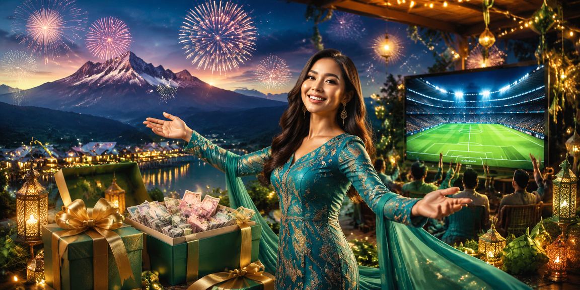 Suasana taruhan bola sepak Sabah ketika Hari Raya dengan paparan platform mudah alih